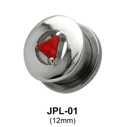  Triangle Stone Set Jewelled Tunnel JPL-01